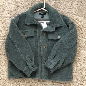 NWT Sherpa Teddy Jacket